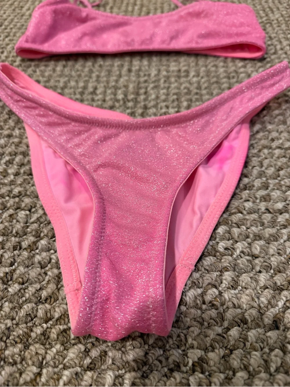 Triangl Sparkle Pink Bikini Set!
